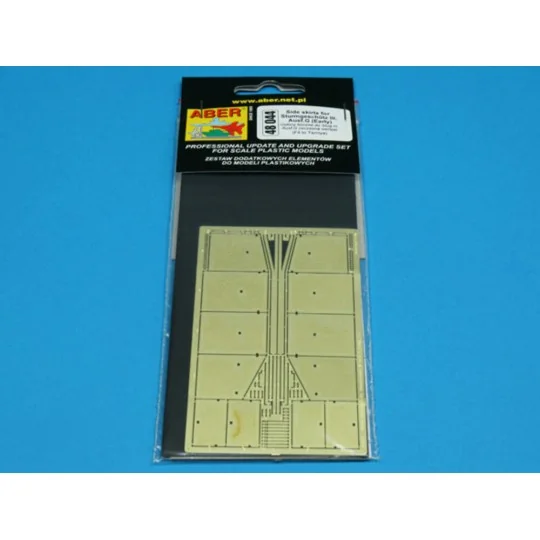 Side Skirts for Stug III, Ausf.-early, 1/48 - Aber Models 48044