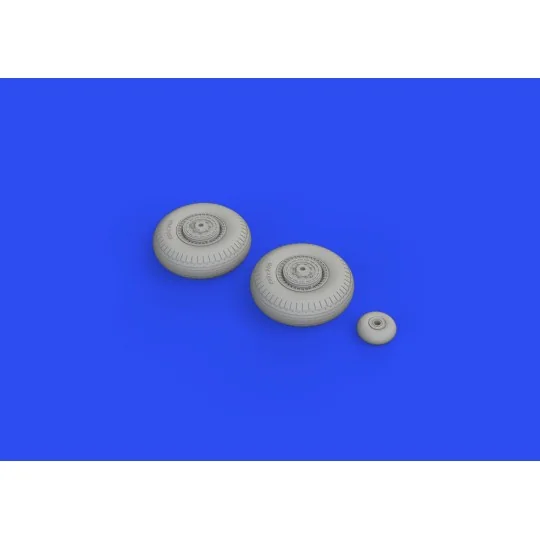 Il-2 wheels 1/48 for ZVEZDA, 1/48 - Eduard Accessories 648617 Il-2 wheels 1/48 for ZVEZDA, 1/48 - Eduard Accessories 648617