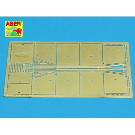 Side Skirts for Stug III, Ausf.-early, 1/48 - Aber Models 48044