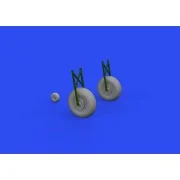 Il-2 wheels 1/48 for ZVEZDA, 1/48 - Eduard Accessories 648617 Il-2 wheels 1/48 for ZVEZDA, 1/48 - Eduard Accessories 648617