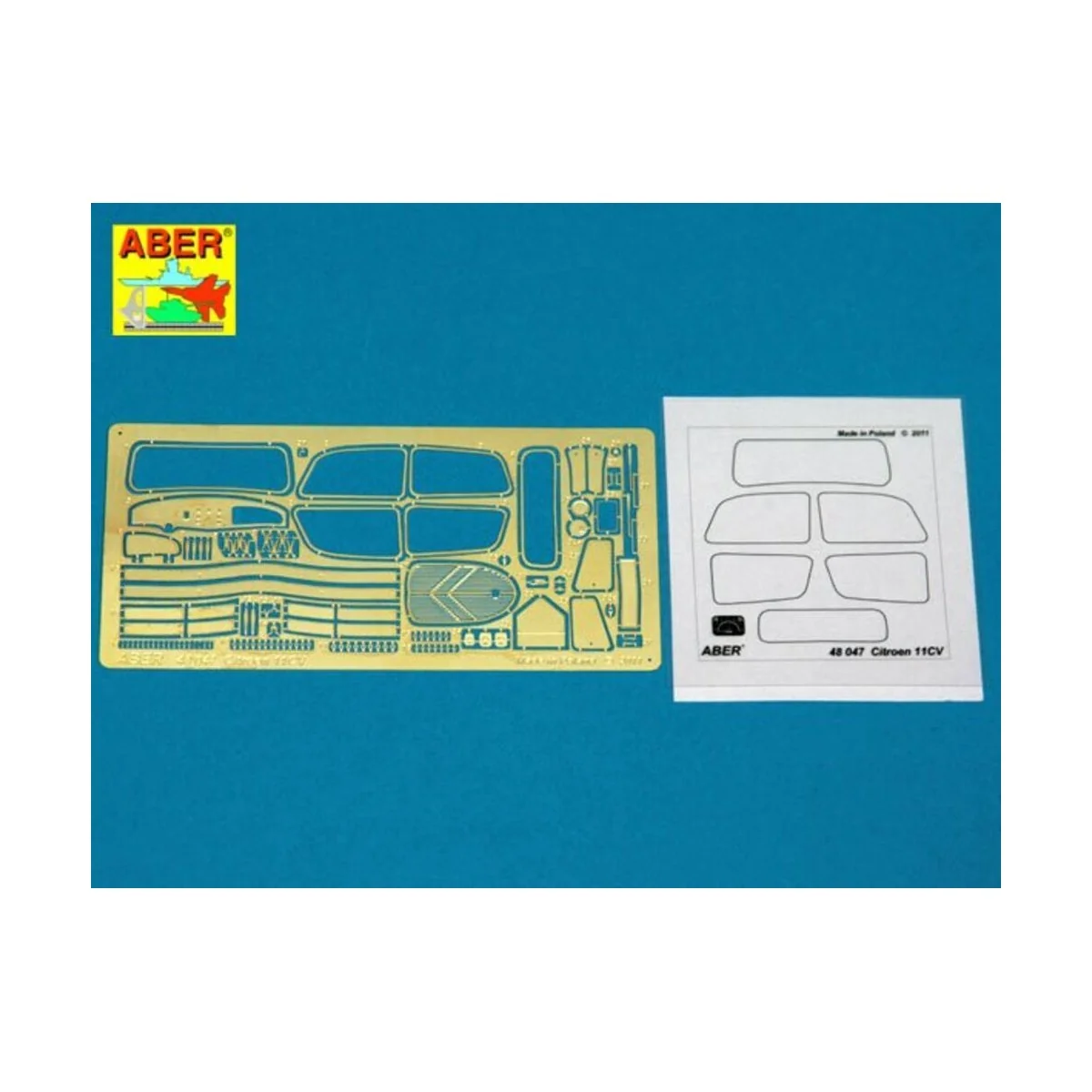 Citroen 11CV, 1/48 - Aber Models 48047
