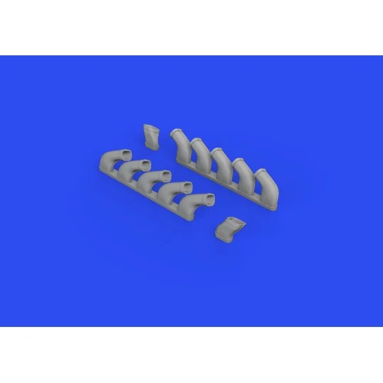 Il-2 exhaust stacks 1/48 for ZVEZDA, 1/48 - Eduard Accessories 648618