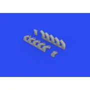 Il-2 exhaust stacks 1/48 for ZVEZDA - Eduard Accessories 648618