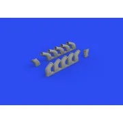 Il-2 exhaust stacks 1/48 for ZVEZDA, 1/48 - Eduard Accessories 648618