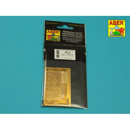 Soviet heavy tank JS-2-vol. 1 basic set, 1/48 - Aber Models 48051