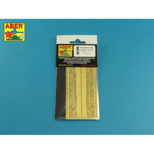 Fenders for Stug.III, Ausf.G, 1/48 - Aber Models 48048