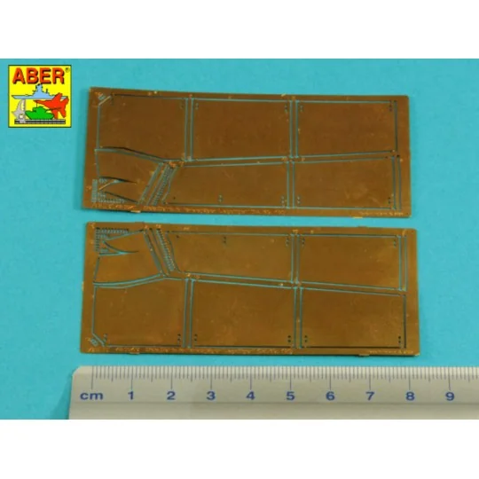 Jagdtiger –Side Skirts -(Tamiya), 1/48 - Aber Models 48054