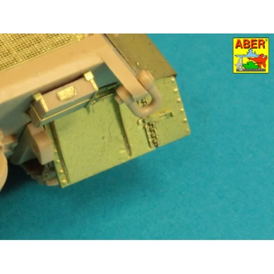 Jagdtiger –Front & Rear Fenders -(Tamiya), 1/48 - Aber Models 48053