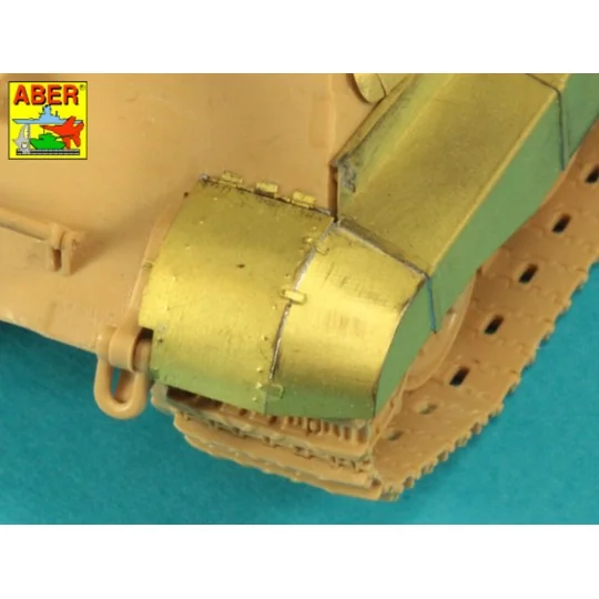 Jagdtiger –Front & Rear Fenders -(Tamiya), 1/48 - Aber Models 48053