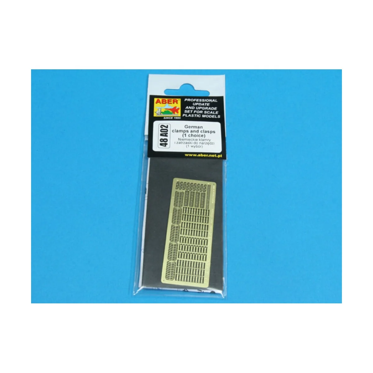 German clamps and clasps (1 choice), 1/48 - Aber Models 48 A02