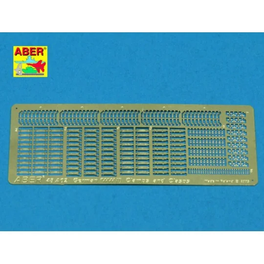 German clamps and clasps (1 choice), 1/48 - Aber Models 48 A02