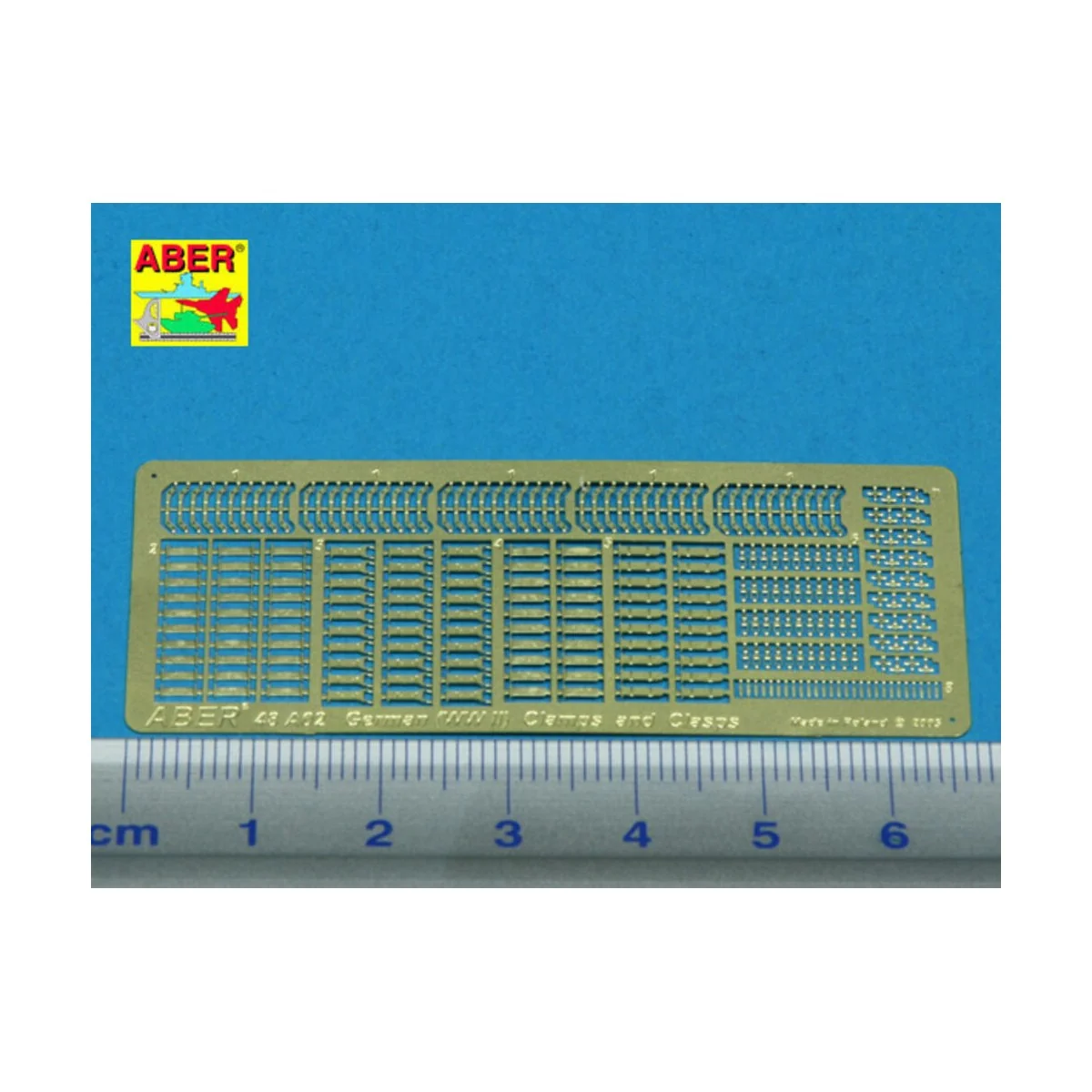 German clamps and clasps (1 choice), 1/48 - Aber Models 48 A02