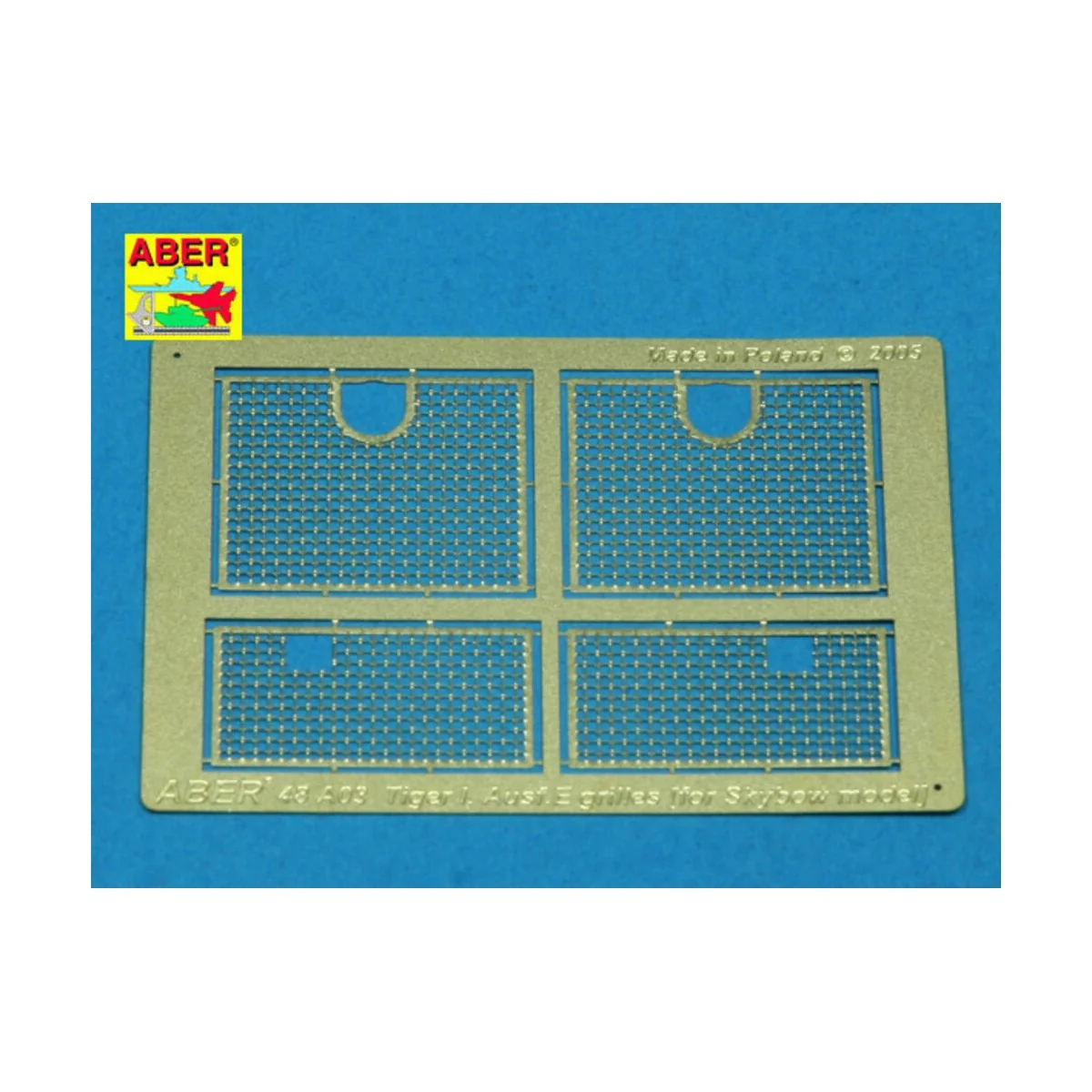 Tiger I Grilles, 1/48 - Aber Models 48 A03