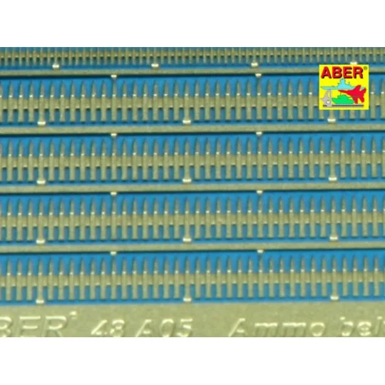 Ammo belts .30 and .50, 1/48 - Aber Models 48 A05
