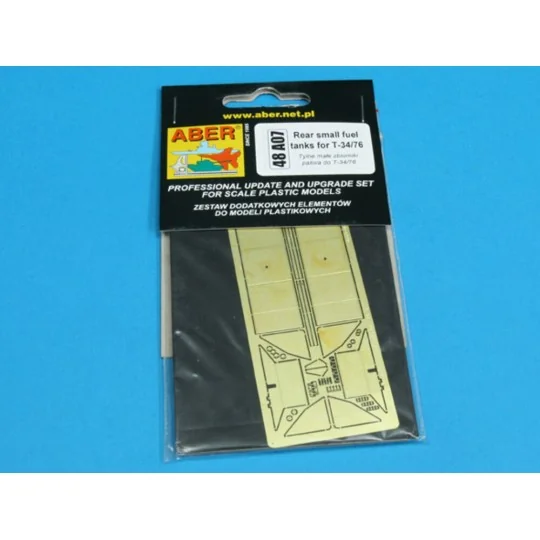Rear small fuel tanks for T-34/76, 1/48 - Aber Models 48 A07