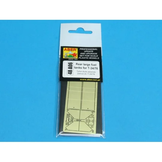 Rear large fuel tanks for T-34/76, 1/48 - Aber Models 48 A06
