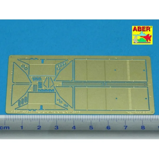 Rear small fuel tanks for T-34/76, 1/48 - Aber Models 48 A07