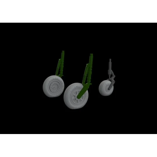 MiG-15 wheels 1/48 for BRONCO, 1/48 - Eduard Accessories 648622