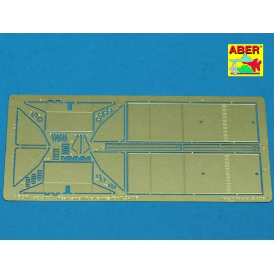 Rear small fuel tanks for T-34/76, 1/48 - Aber Models 48 A07