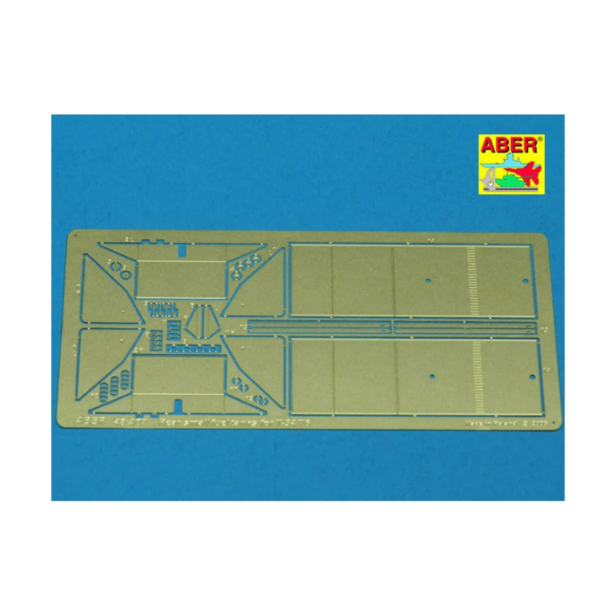 Rear small fuel tanks for T-34/76, 1/48 - Aber Models 48 A07