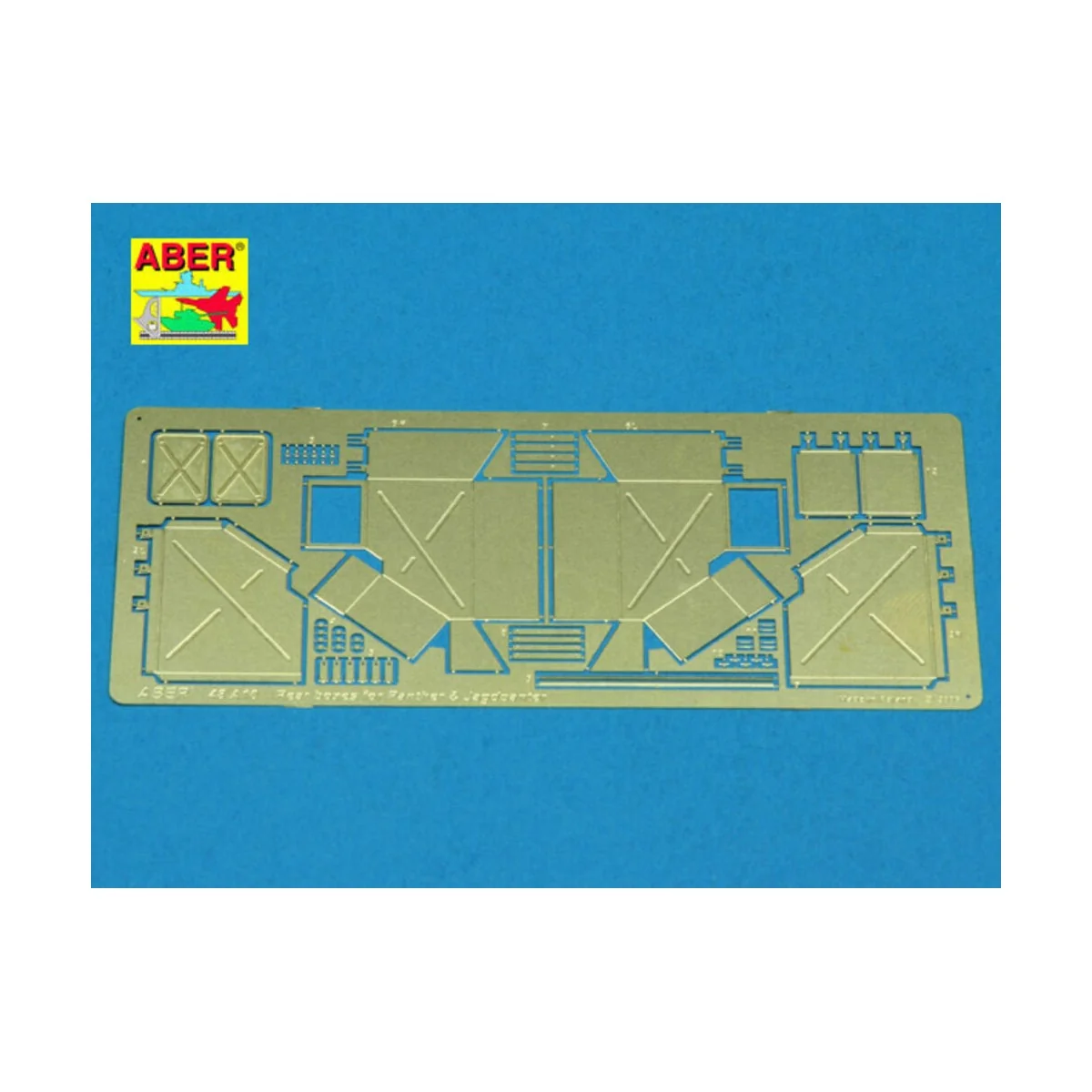 Rear boxes for Panther tanks & Jagdpanther, 1/48 - Aber Models 48 A10