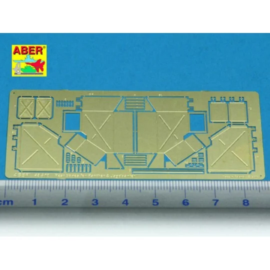 Rear boxes for Panther tanks & Jagdpanther, 1/48 - Aber Models 48 A10