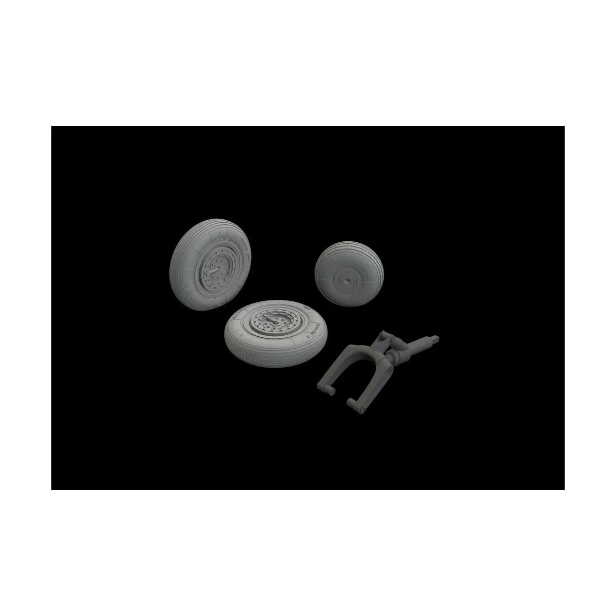 MiG-15 wheels 1/48 for BRONCO, 1/48 - Eduard Accessories 648622