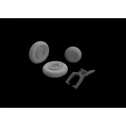 MiG-15 wheels 1/48 for BRONCO - Eduard Accessories 648622