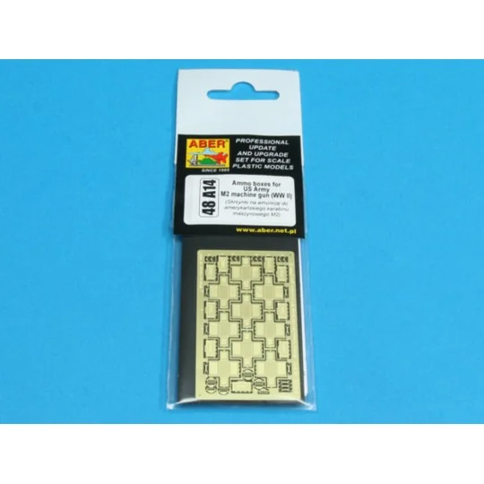 Ammo boxes for M2 machine gun (WW II), 1/48 - Aber Models 48 A14