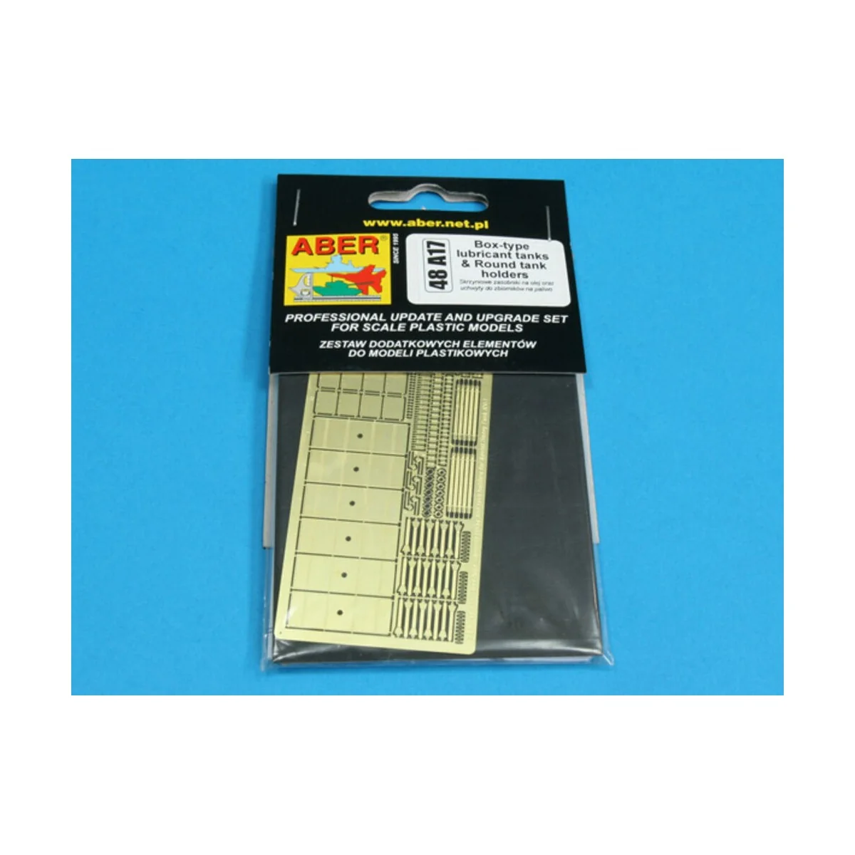 Box-type lubricant tanks & Round tank holders, 1/48 - Aber Models 4...
