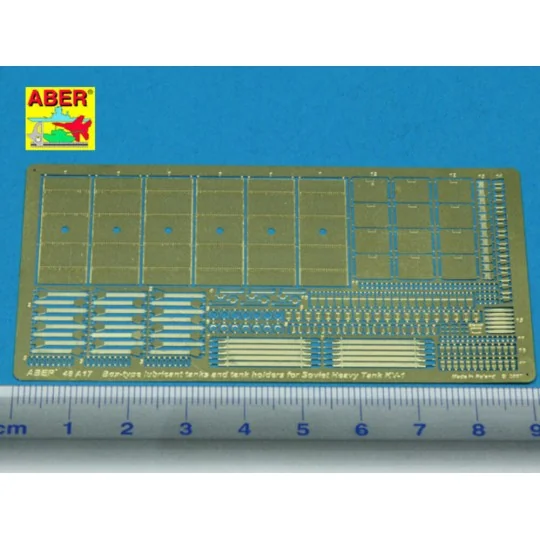 Box-type lubricant tanks & Round tank holders, 1/48 - Aber Models 4...