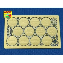 German WWII 200 Ltr. fuel drum covers, 1/48 - Aber Models 48 A18 2