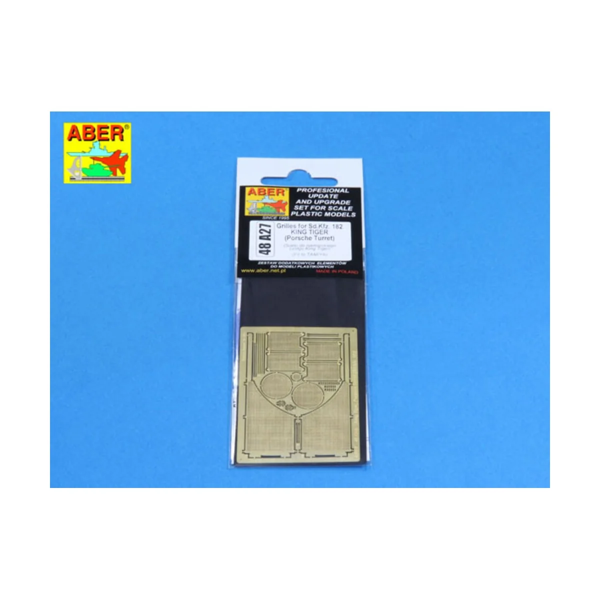 Grilles for King Tiger, 1/48 - Aber Models 48 A27