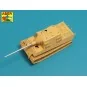 Grilles for Sd.Kfz.186 Jagdtiger, 1/48 - Aber Models 48 A30
