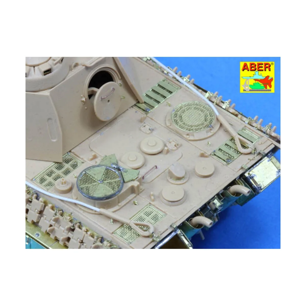 Grilles for Sd.Kfz. 171 Panther, Ausf.G Late model, 1/48 - Aber Mod...