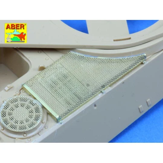 Grilles for King Tiger, 1/48 - Aber Models 48 A27