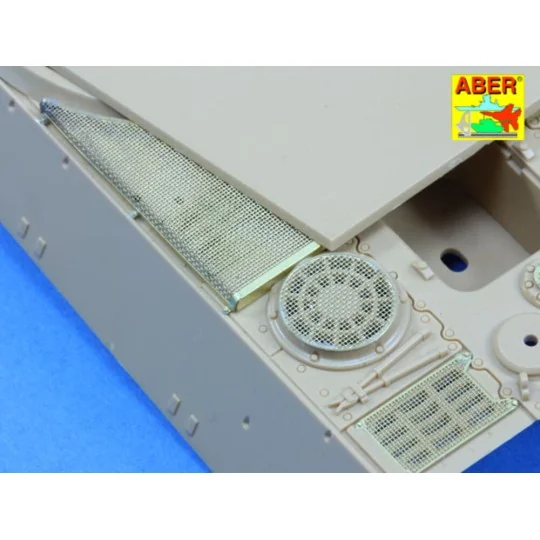 Grilles for King Tiger, 1/48 - Aber Models 48 A27