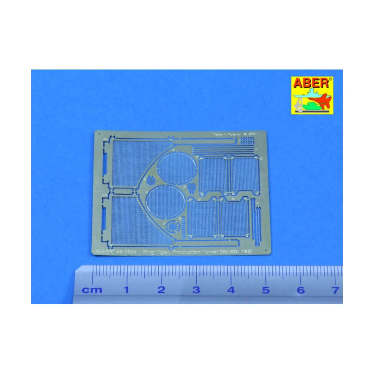 Grilles for King Tiger, 1/48 - Aber Models 48 A28