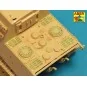 Grilles for Sd.Kfz.186 Jagdtiger, 1/48 - Aber Models 48 A30