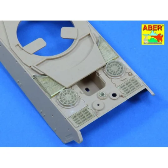 Grilles for King Tiger, 1/48 - Aber Models 48 A28