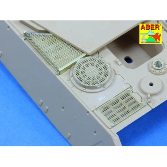 Grilles for King Tiger, 1/48 - Aber Models 48 A28