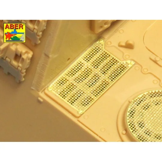 Grilles for Sd.Kfz.186 Jagdtiger, 1/48 - Aber Models 48 A30