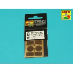 Grilles for Panther D, 1/48 - Aber Models 48 A33