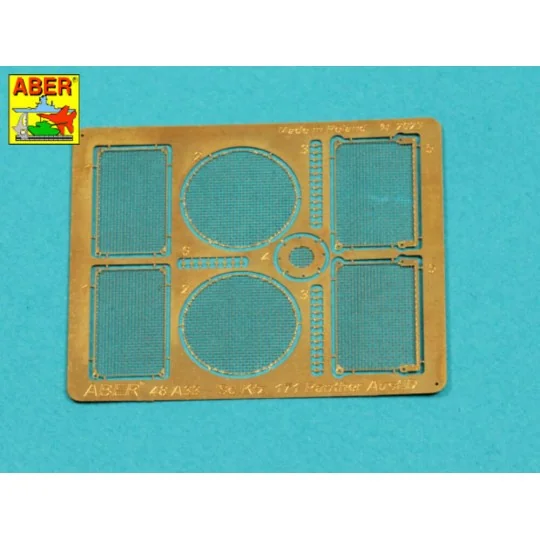 Grilles for Panther D, 1/48 - Aber Models 48 A33