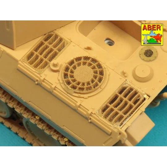Grilles for Panther D, 1/48 - Aber Models 48 A33