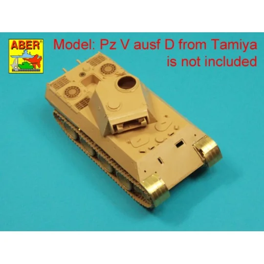 Grilles for Panther D, 1/48 - Aber Models 48 A33