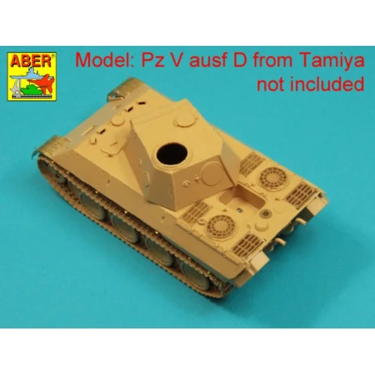 Grilles for Panther D, 1/48 - Aber Models 48 A33