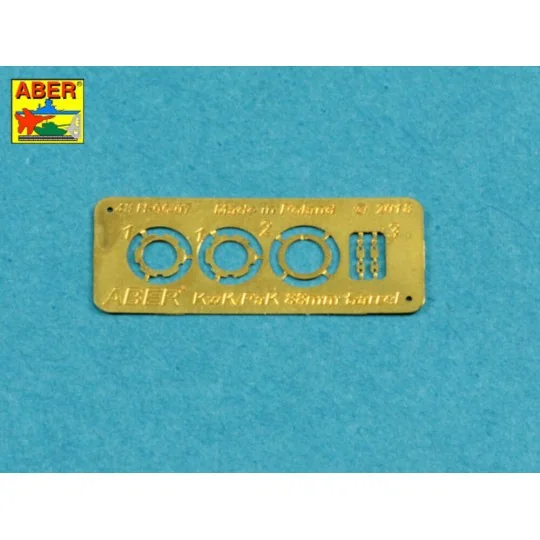 German 88 mm KwK 36 L/56 Tiger I Early Barrel, 1/48 - Aber Models 4...