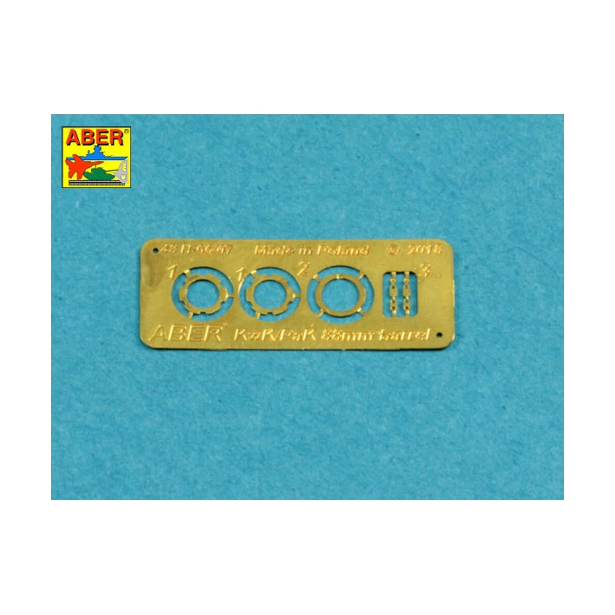 German 88 mm KwK 36 L/56 Tiger I Early Barrel, 1/48 - Aber Models 4...