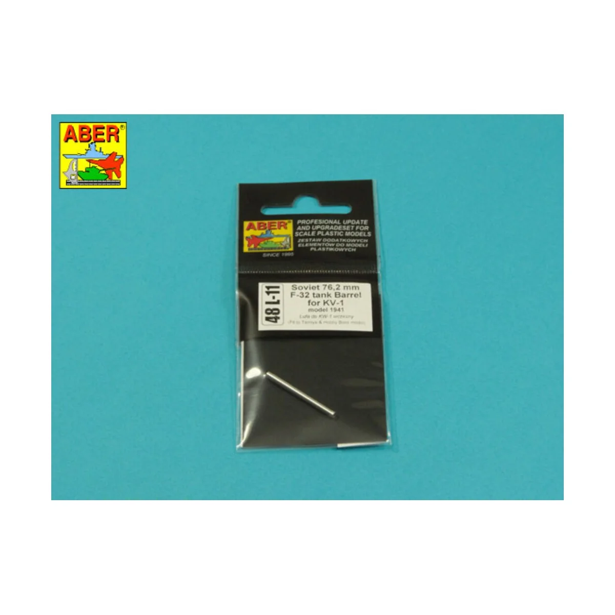 Soviet 76, 2 mm F-32-tank barrel for KV-1, 1/48 - Aber Models 48 L-11